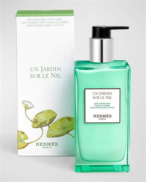 hermes sur le nil lotion|Un Jardin sur le Nil Moisturizing body lotion .